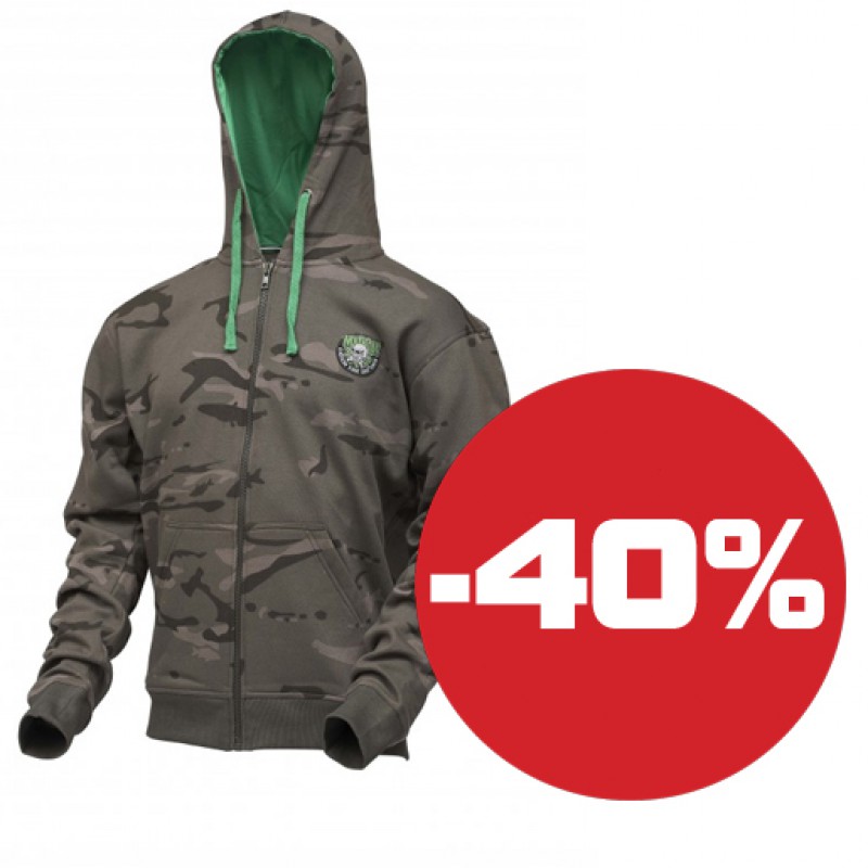 Bliuzonas DAM MadCat CamoFish Zip Hoodie (dydžiai M ; L ; XL) Bliuzonas DAM MadCat CamoFish Zip Hoodie (dydžiai M ; L ; XL)